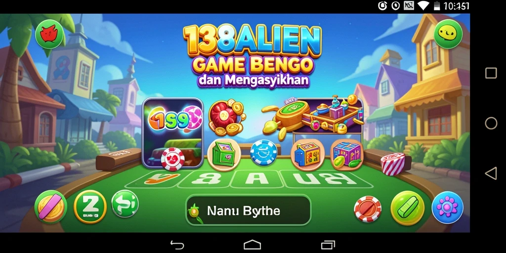 Tampilan seru gameplay Bingo di 138ALIEN.