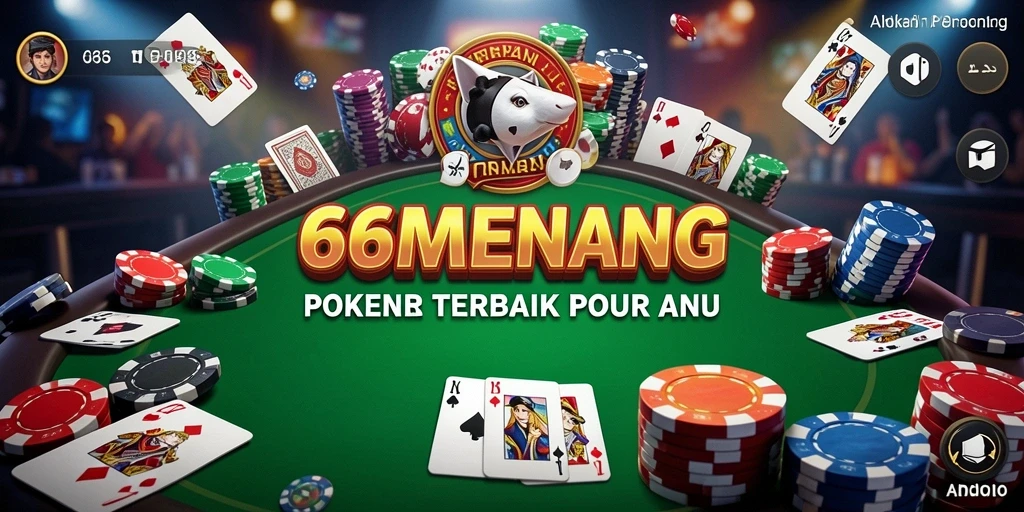 Screenshot gameplay poker di 66MENANG yang menarik dan menantang.