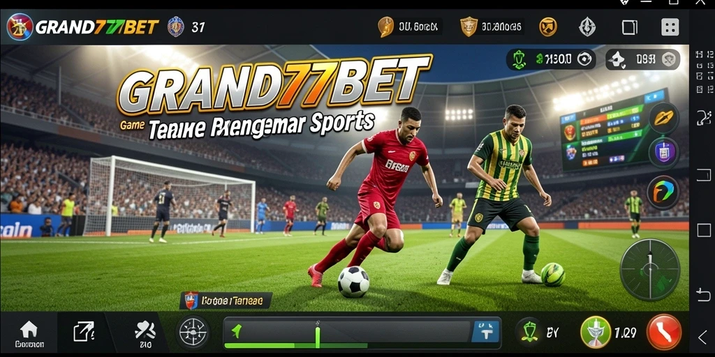 Tampilan gameplay menarik di GRAND77BET dengan berbagai mode olahraga.