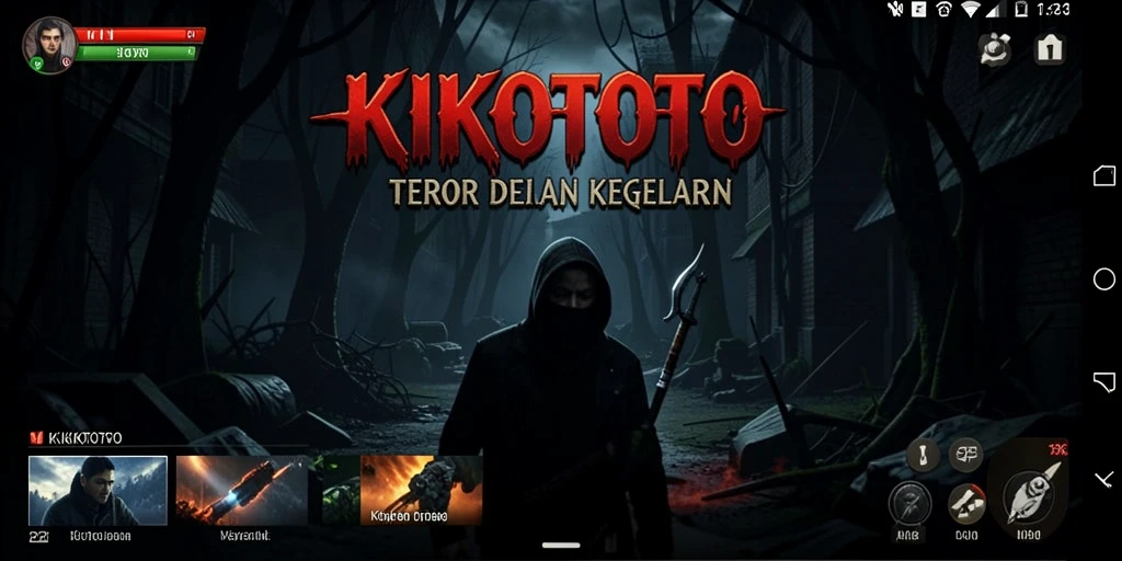 Screenshot gameplay menampilkan momen menegangkan di dalam KIKOTOTO.