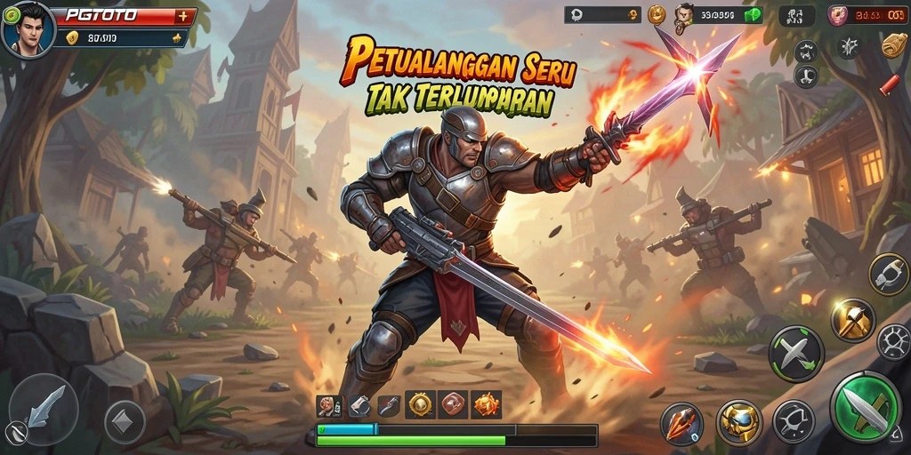 Tampilan gameplay PGTOTO yang menegangkan dan seru.