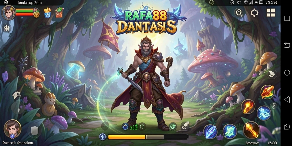 Screenshot RAFA88 menampilkan pertarungan seru dalam dunia RPG.