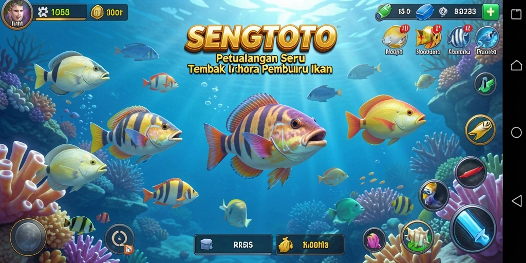 Tampilan gameplay <strong>SENGTOTO</strong> yang seru dalam Tembak Ikan.