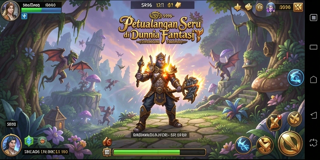 Tampilan gameplay seru dalam petualangan SR996 yang menantang.